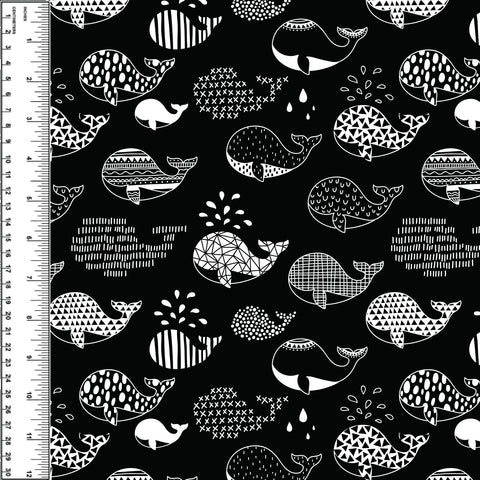 PREORDER Whales Monochrome