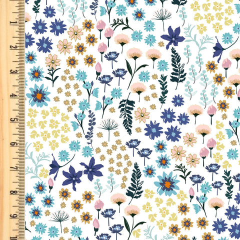 Remnant Wild Flower 13” Cotton French Terry