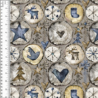 PREORDER Wooden Ornaments Blue *Holiday*