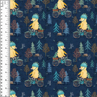 Duck Bike Ride Cotton French Terry