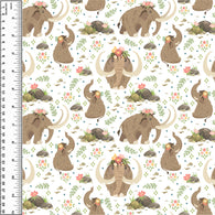 PREORDER Floral Mammoths White