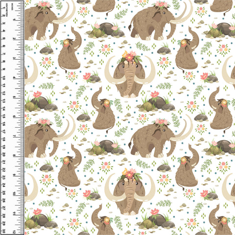 PREORDER Floral Mammoths White