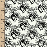 PREORDER Growing Hearts Black on Cream