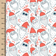 PREORDER Ho Ho Santa Faces *Holiday*