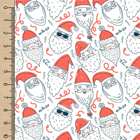 PREORDER Ho Ho Santa Faces *Holiday*
