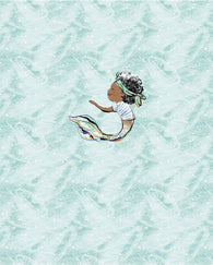 Pirate Boy Waves Cotton Spandex Panel Child