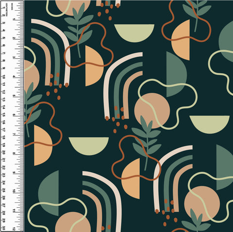 PREORDER Modern Forest Green Rainbow