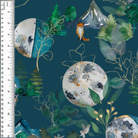 PREORDER Moonlit Animals on Teal