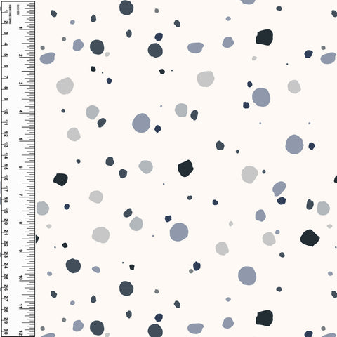 PREORDER Navy Abstract Brush Blots
