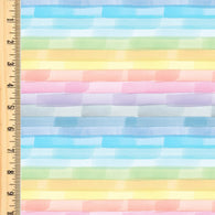 PREORDER Painted Rainbow Stripes Pastel