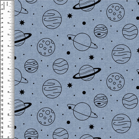 PREORDER Planets Line Art Prairie Blue