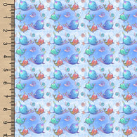 Rainbow Narwhal SS Woven Cotton