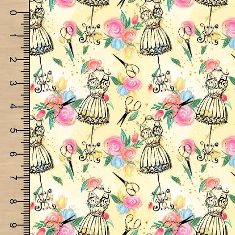 PREORDER Sewing Mannequin Yellow