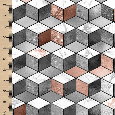 PREORDER Sliver Rose Marble Cubes