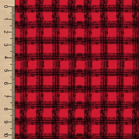 PREORDER Sketchy Red Plaid