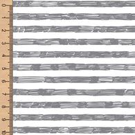 PREORDER Sketchy Stripe Grey on White