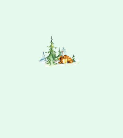 Sleeping Moose Bamboo Spandex Panel Child