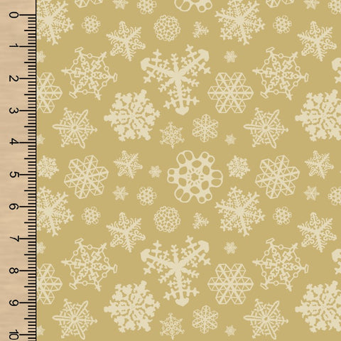 PREORDER Snowflakes Gold *Holiday*