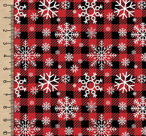 PREORDER Snowflake Plaid *Holiday*