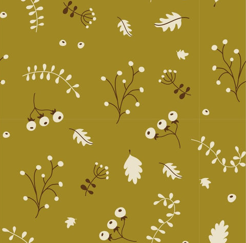 Seeds Olive WF Woven Cotton