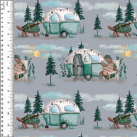 Tortoise Caravan Cotton French Terry