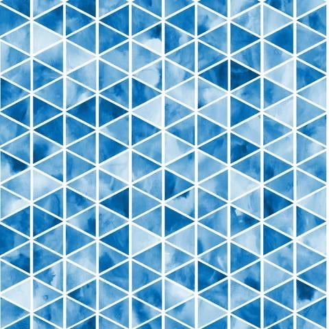 Watercolour Triangles Blue Board Short