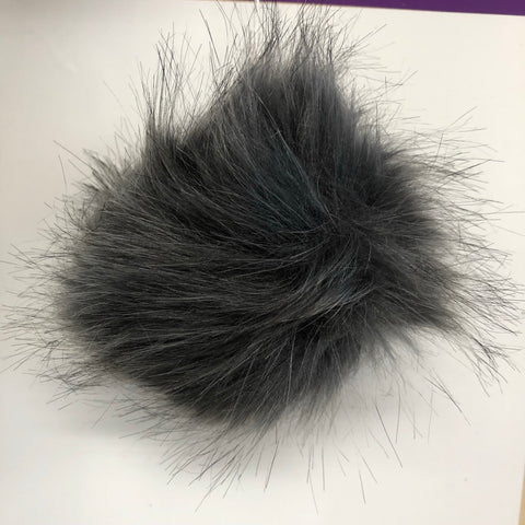 Sew In Pom 3” Dark Grey