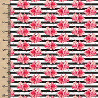 Hibiscus Stripe SS Liverpool / Bullet