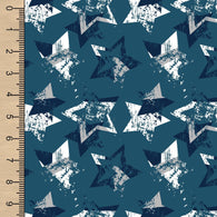 Grunge Stars Blue