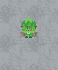 Artichoke Grey Pun Cotton French Terry Panel Adult