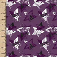 Grunge Stars Purple