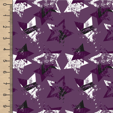 Grunge Stars Purple